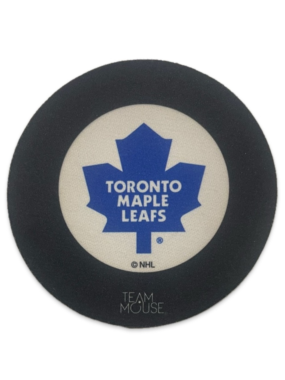Toronto Maple Leafs Puck Coasters Team Mouse Club Set of 4 Sealed Licensed NHL